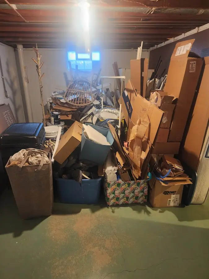 Roll-off dumpster container at job site for Yard Waste Dumpster Rental in Santa Rosa